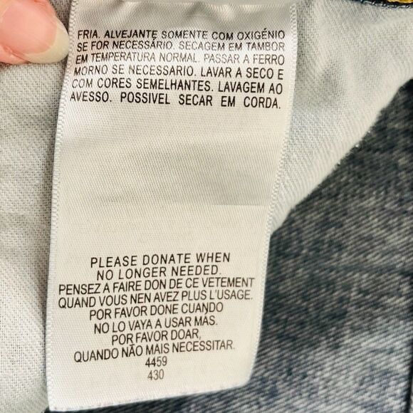 Vintage Levi's 559 Relaxed Straight Jeans Dark Wash Blue Men's 38 X 32 Batwing - Picture 11 of 12